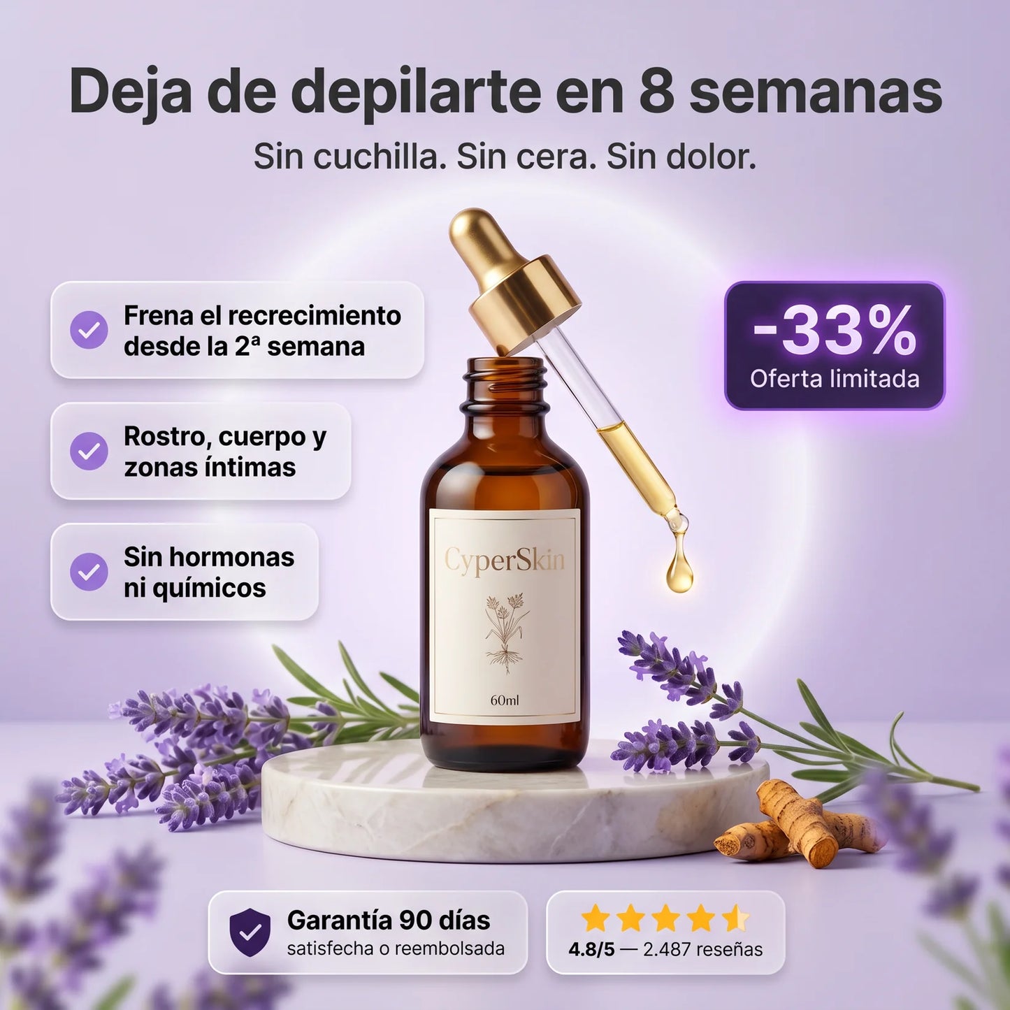 CyperSkin-Deja de depilarte en 8 semanas