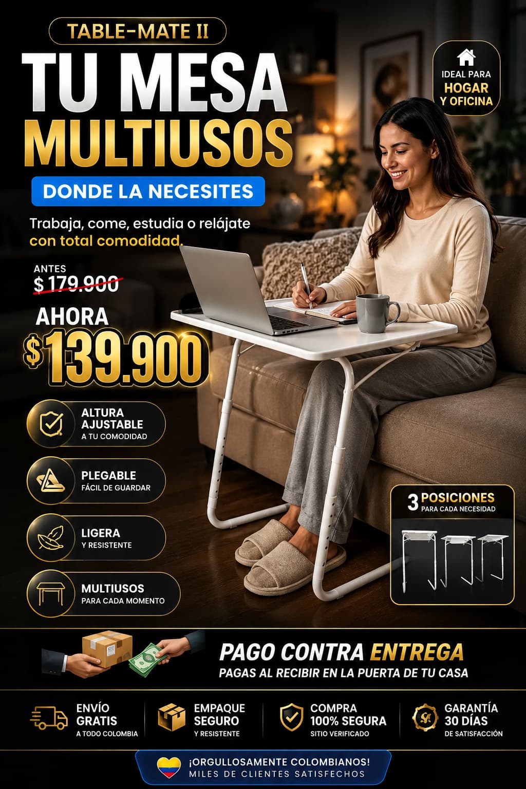Mesa Ajustable Multiusos Table Mate