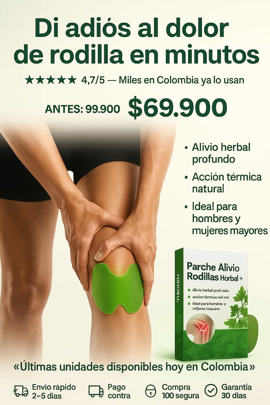 parche para rodillas