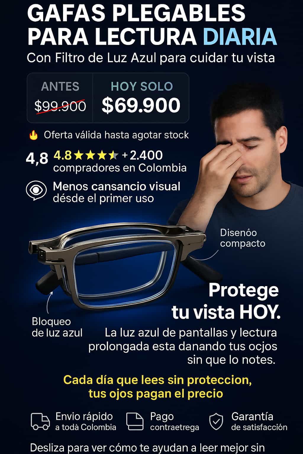 Gafas plegables