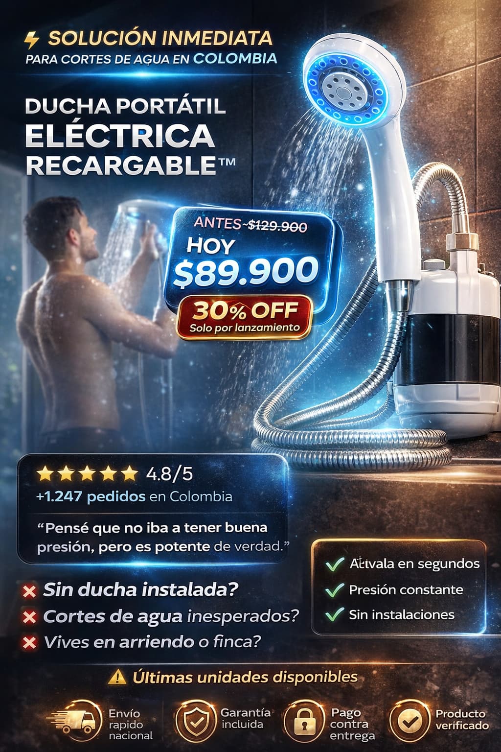 Ducha Portátil Premium