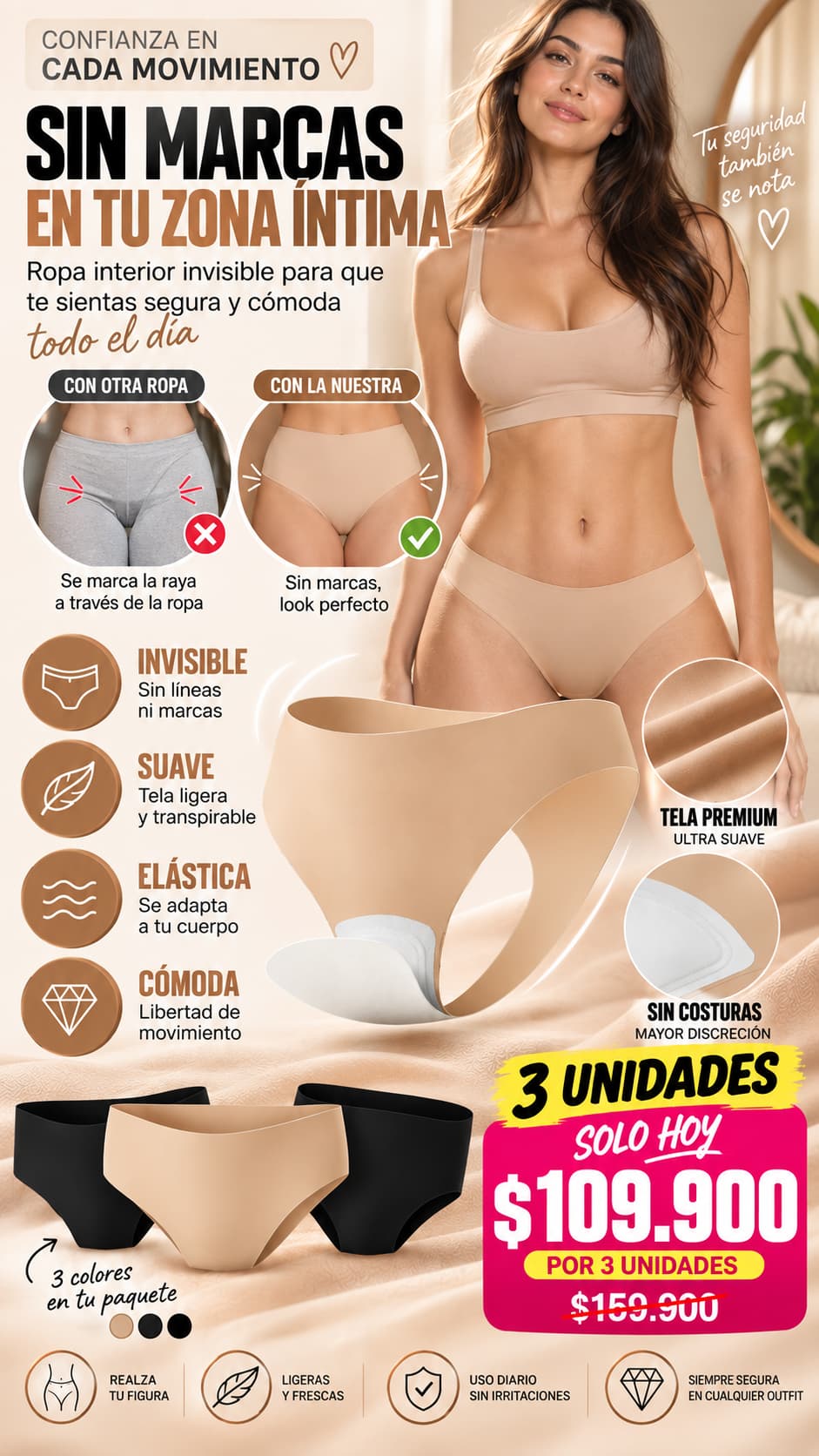 TANGA PARA MUJER SIN MARCA