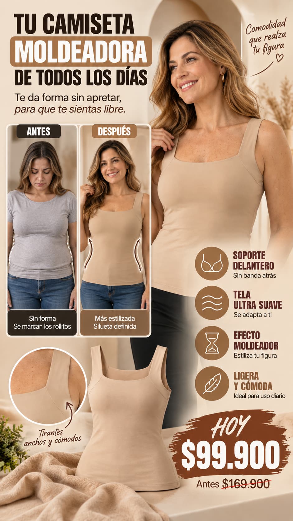 BLUSA MOLDEADORA SELENA