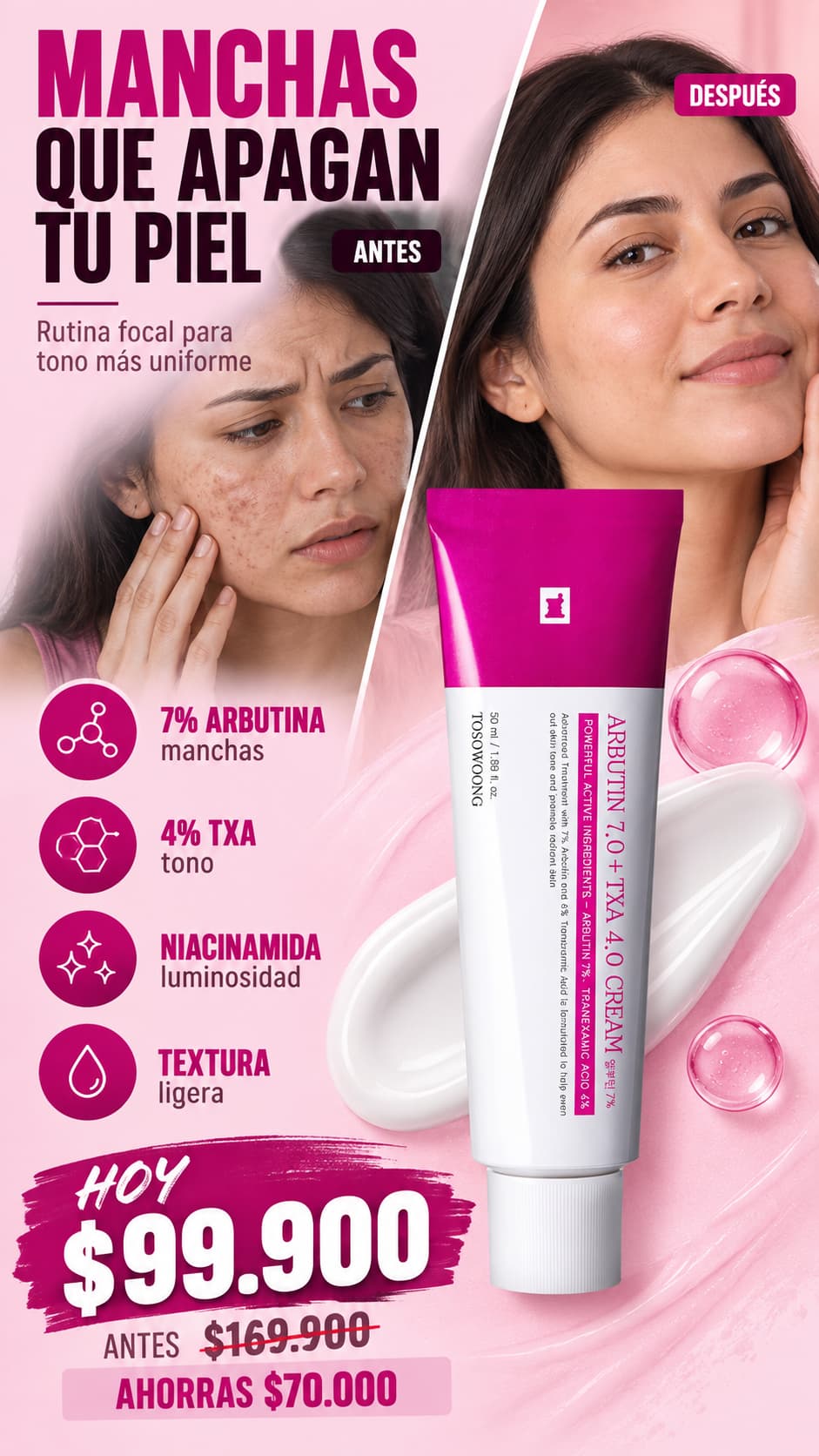 Crema Arbutina Tosowoong