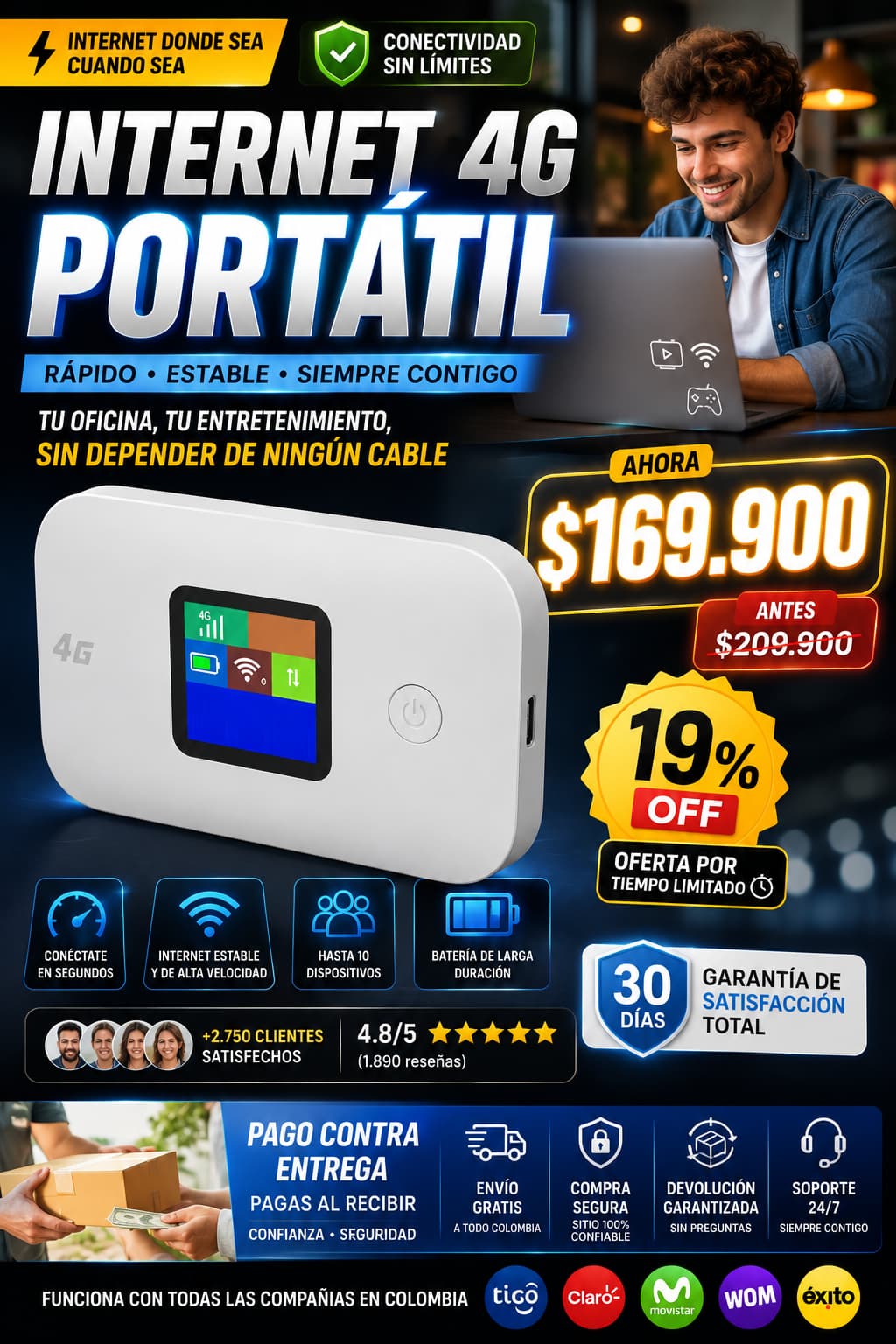 Router Portátil 4G