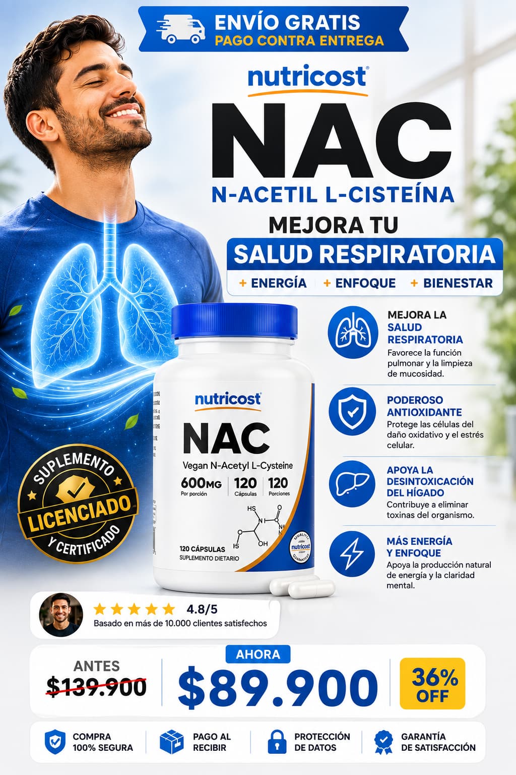 Nutricost Nac Vegan