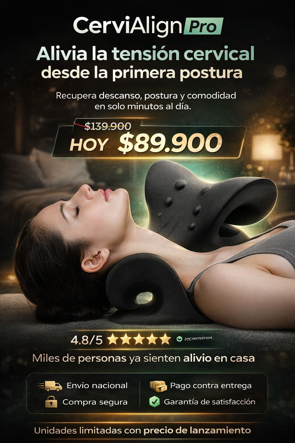 Almohada Cervical Ergonomica