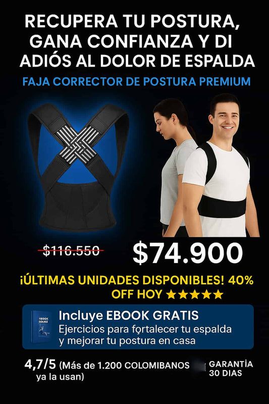 Corrector De Postura Premium