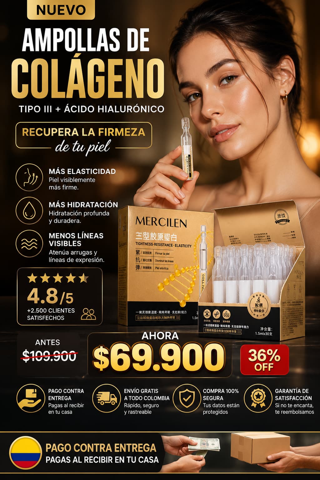 AMPOLLAS DE COLAGENO MERCILEN