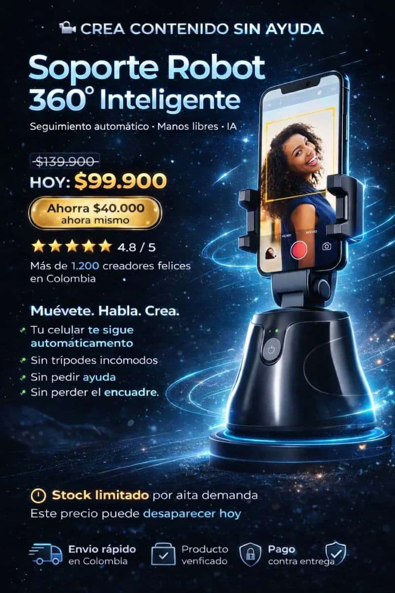 SOPORTE INTELIGENTE SENSOR MOVIMIENT 360