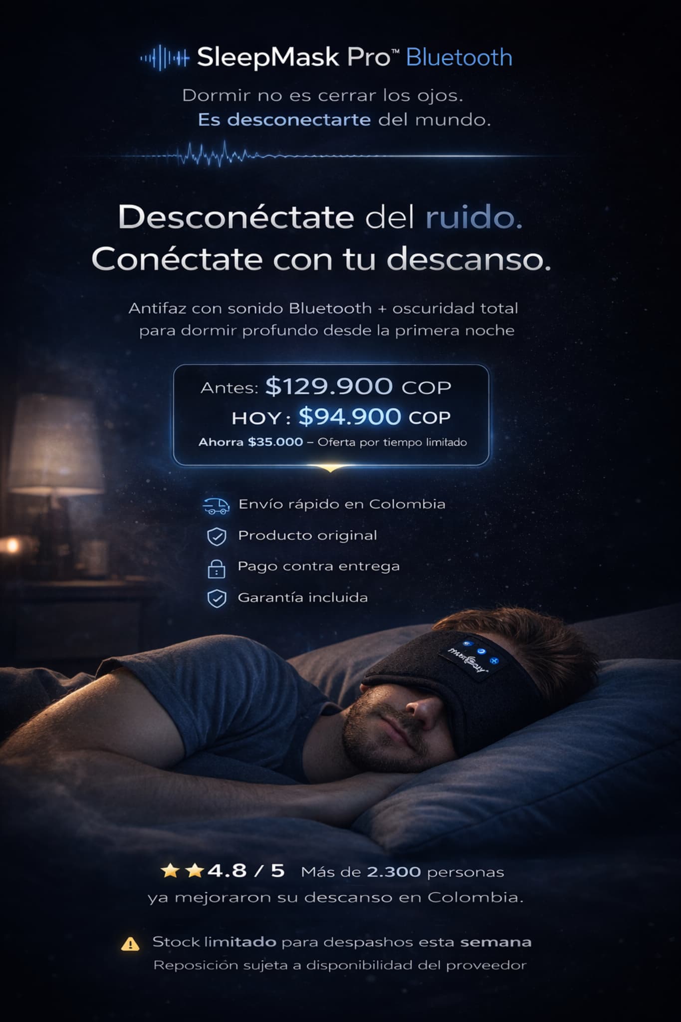 SleepMask Pro™ Bluetooth