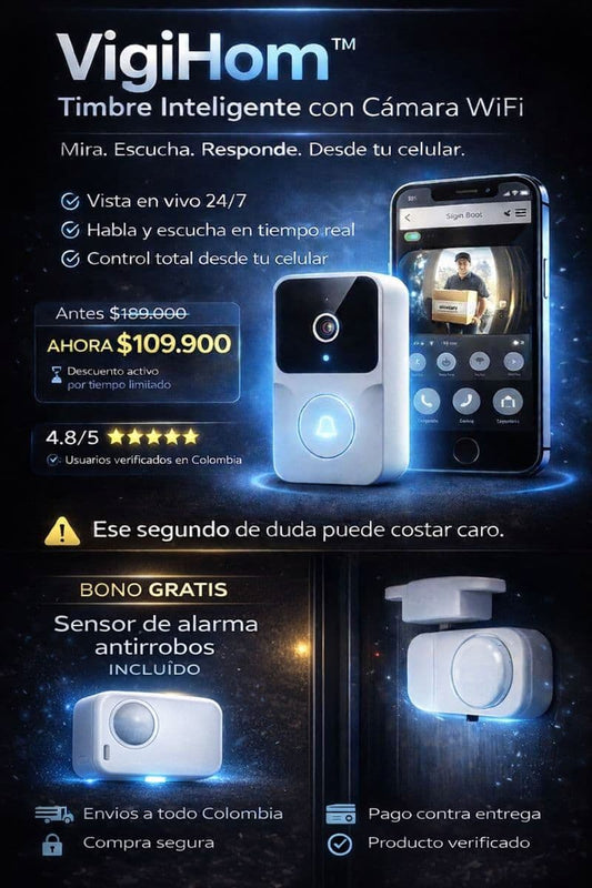 Timbre Inteligente con Camara WIFI