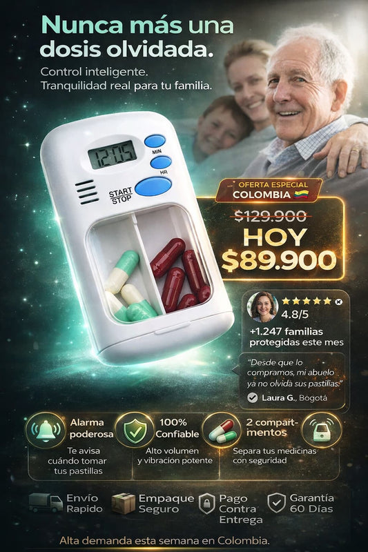 Pastillero Con Alarma