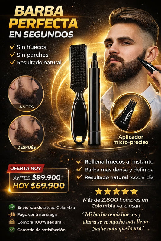 Kit Barba Lapiz + Cepillo