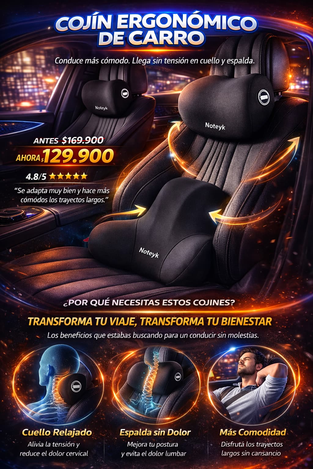 Cojin Para Asiento De Carro