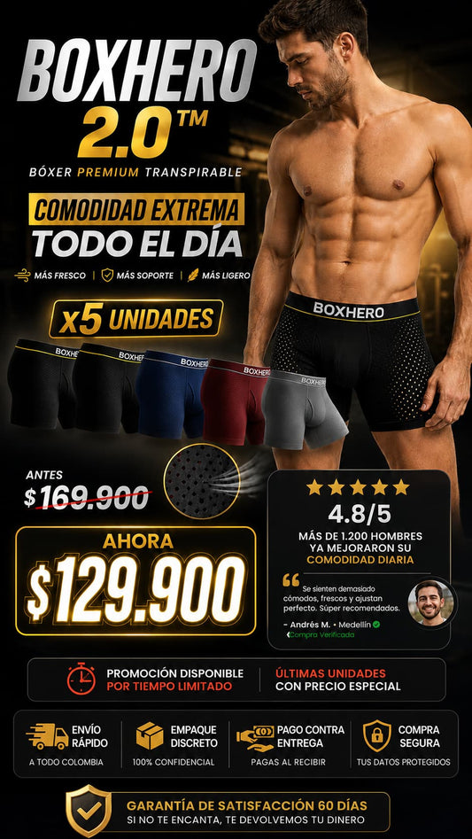 BOXER FIBRA DE BAMBU X5