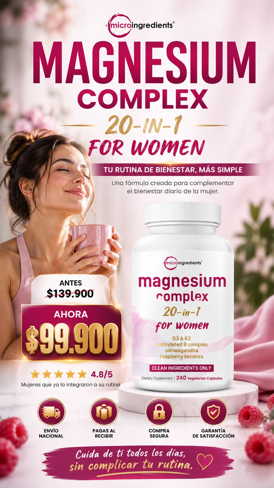 MICROINGREDIENTS MAGNESIUM COMPLEX FOR WOMEN
