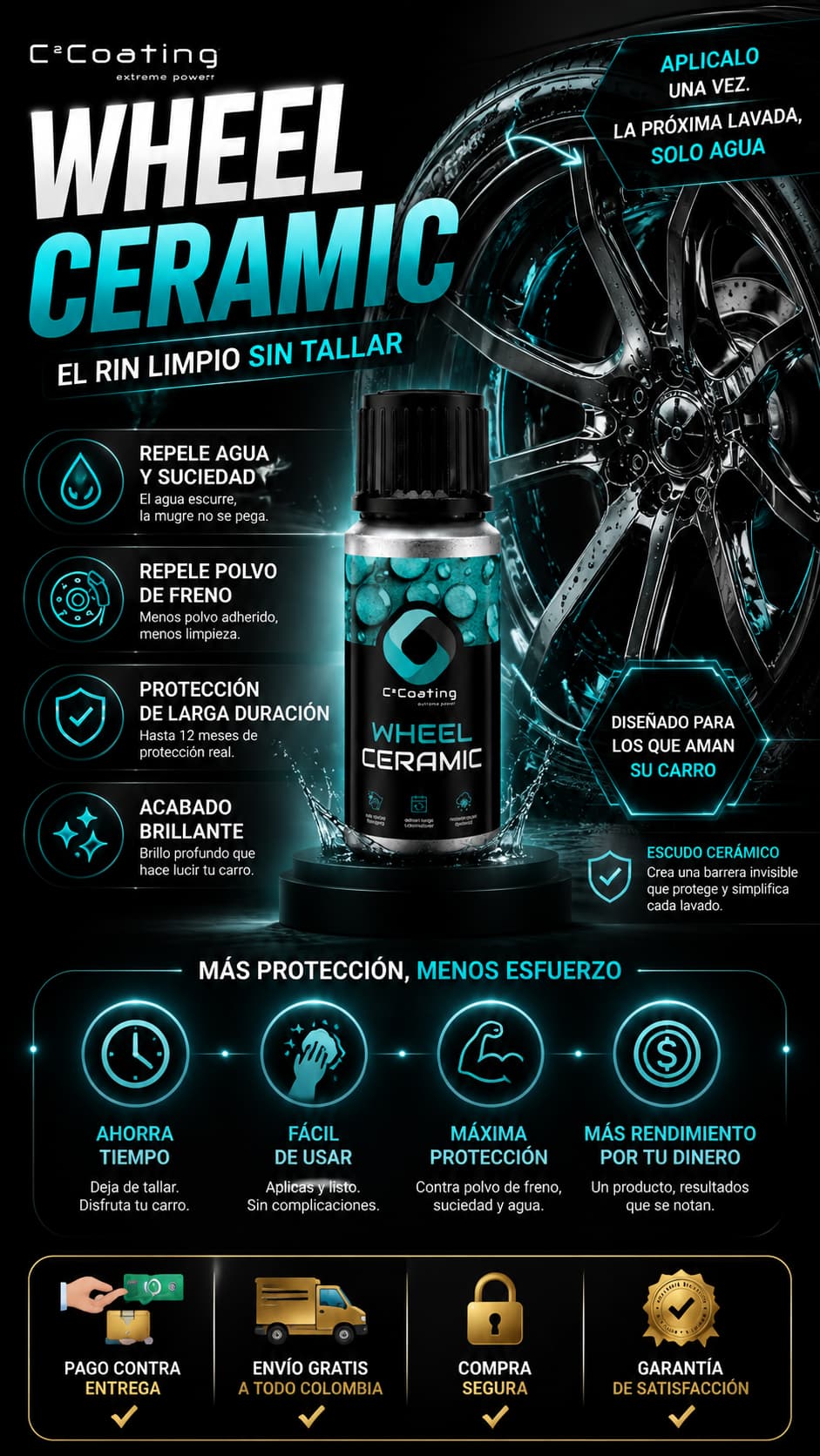Sellador cerámico para rines