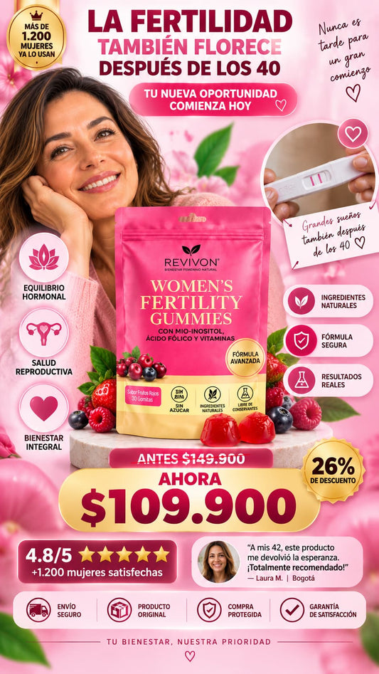 Gomitas probióticas para mujeres