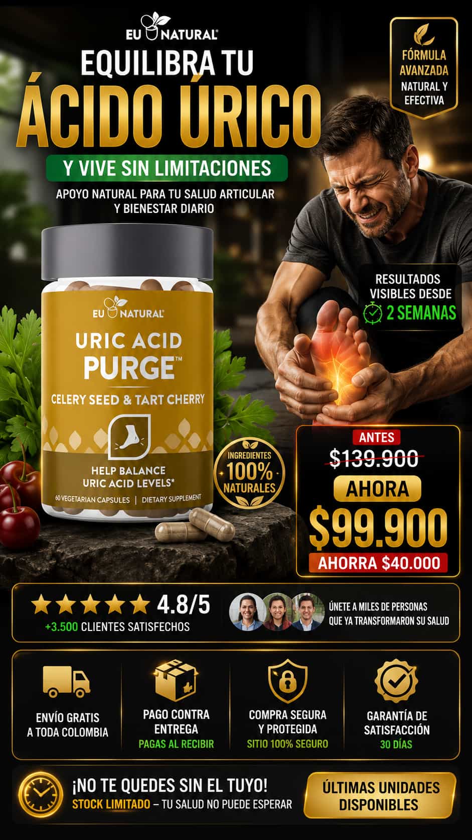 EU NATURAL URIC ACID PURGE