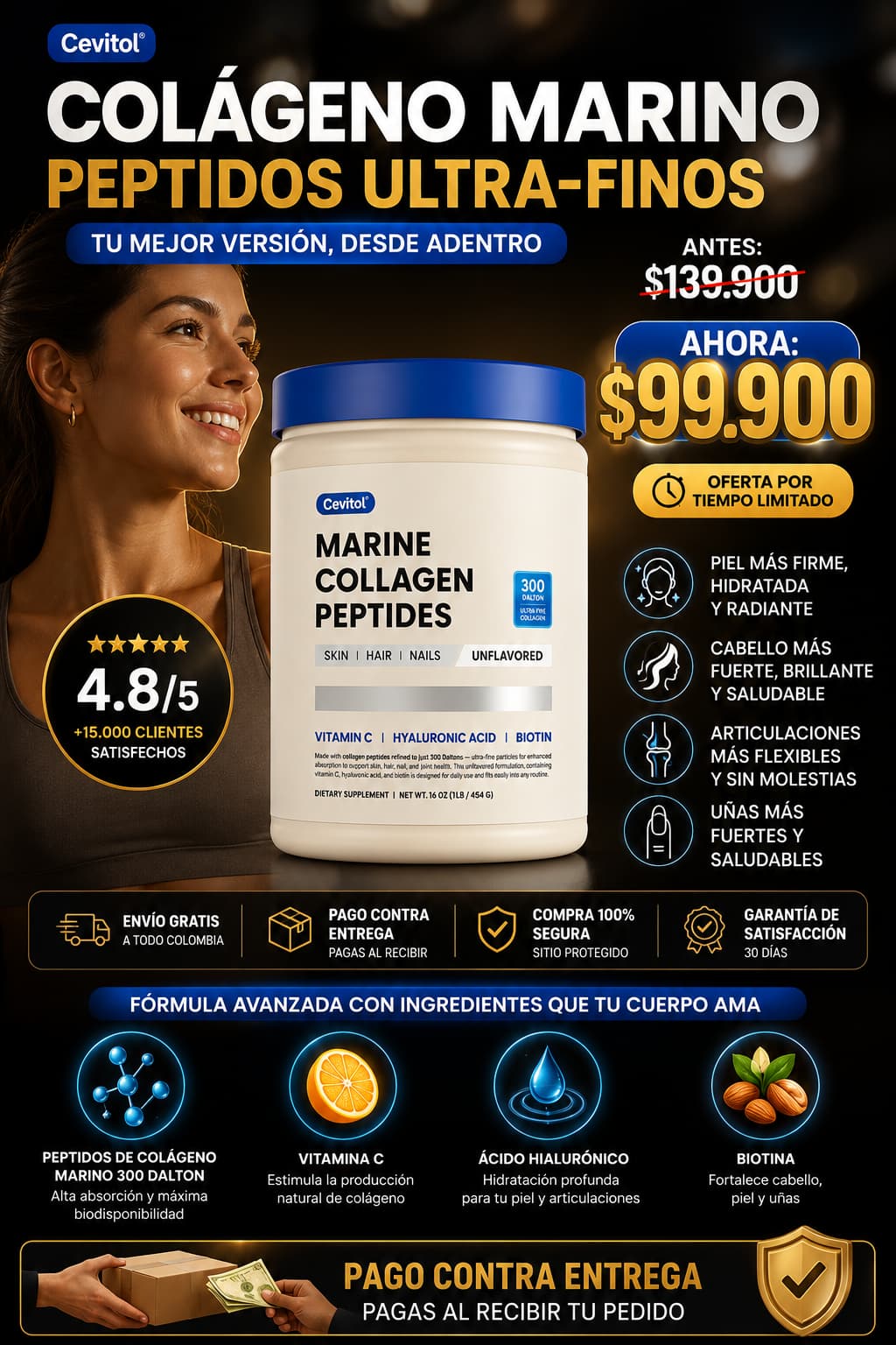 Péptidos de colágeno marino