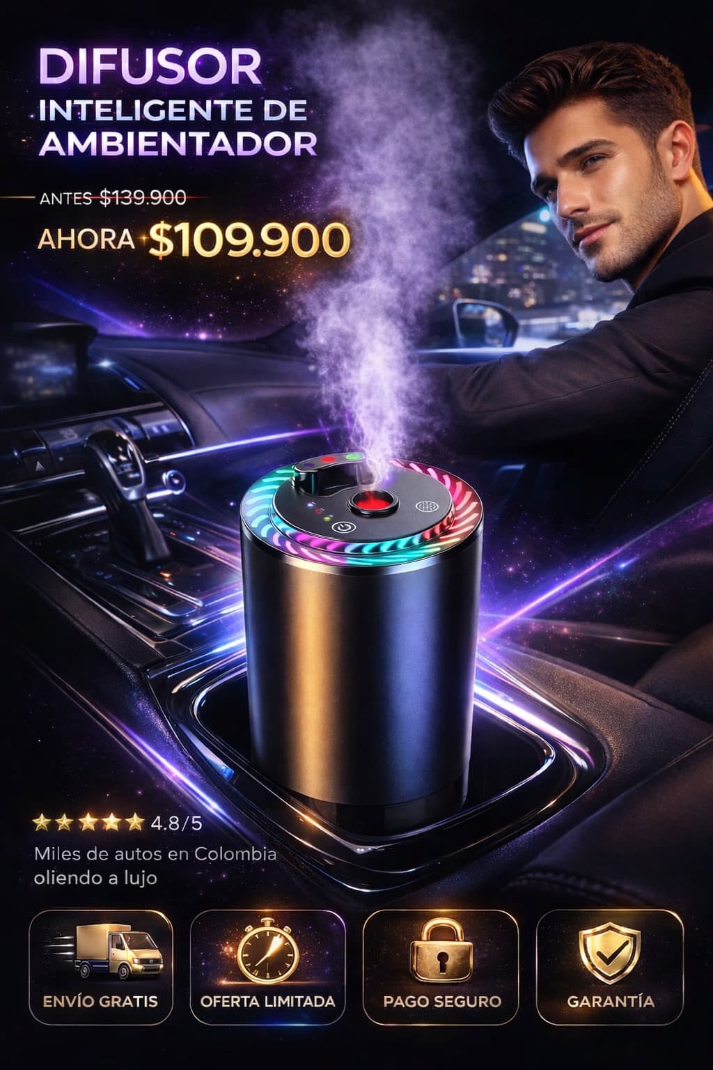 Humificador para carro
