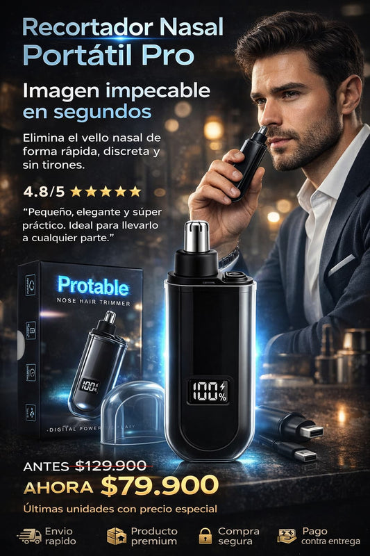 Recortador Nasal Portatil Pro