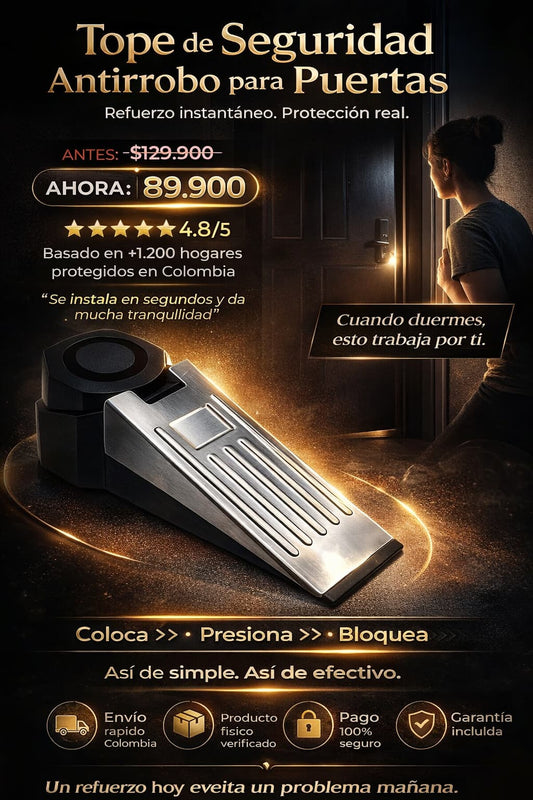Tope de seguridad para puerta