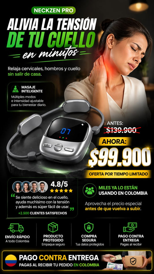 Masajeador Cervical Microcorriente 9 Niv
